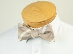 ScottyZ 29220 Young Men s Bow Tie - Stripe - Beige For Discount