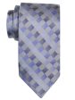 Heritage House 24478 100% Woven Silk Boy s Tie - Neat Style - Grey Blue Sale