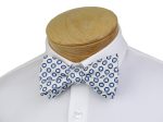 ScottyZ 37598 Young Men s Bow Tie - Neat - Taupe Navy For Discount