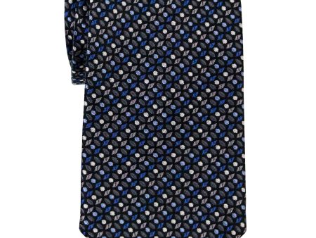 Heritage House 35724 - Boy s Tie - Neat - Black Blue Supply