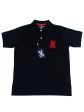 Psycho Bunny 35179 Boy s Short Sleeve Polo - Black For Discount