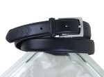 Florsheim 25675 100% Genuine Leather Boy s Belt - Full Grain With Wing Tip Tail - Black Fashion