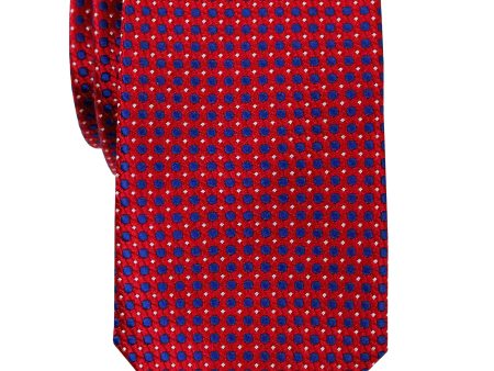 Heritage House 35735 - Boy s Tie - Neat - Red Navy Sale