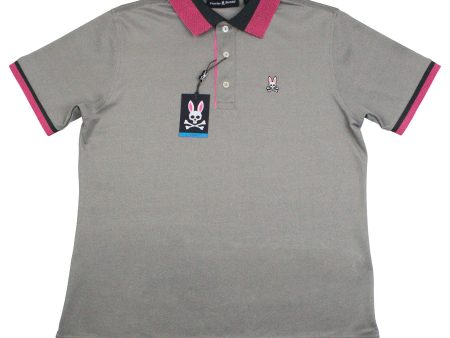 Psycho Bunny 36140 Young Men s Short Sleeve Sport Polo - Iris - Black Online now