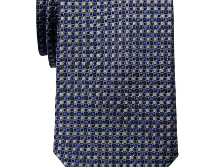 Heritage House 35727 - Boy s Tie - Neat - Blue Silver Fashion