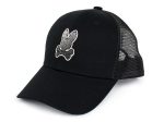 Psycho Bunny 36102 Boy s Trucker Hat - Strype - Black Sale