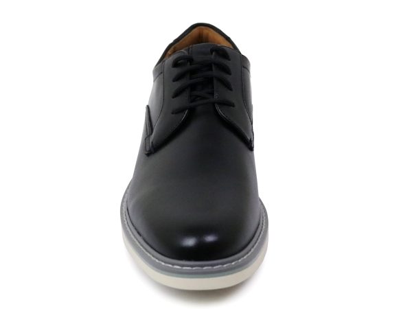 Florsheim 36762 Young Men s Shoes - Norwalk Plain Toe Oxford Milled - Black Discount