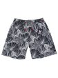 Psycho Bunny 33976 Boy s Swim Trunks - Black White Discount