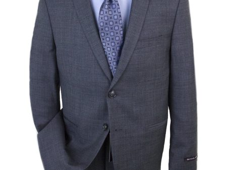 Michael Kors 25328 Skinny Fit Boy s Suit Gray Sharkskin Cheap