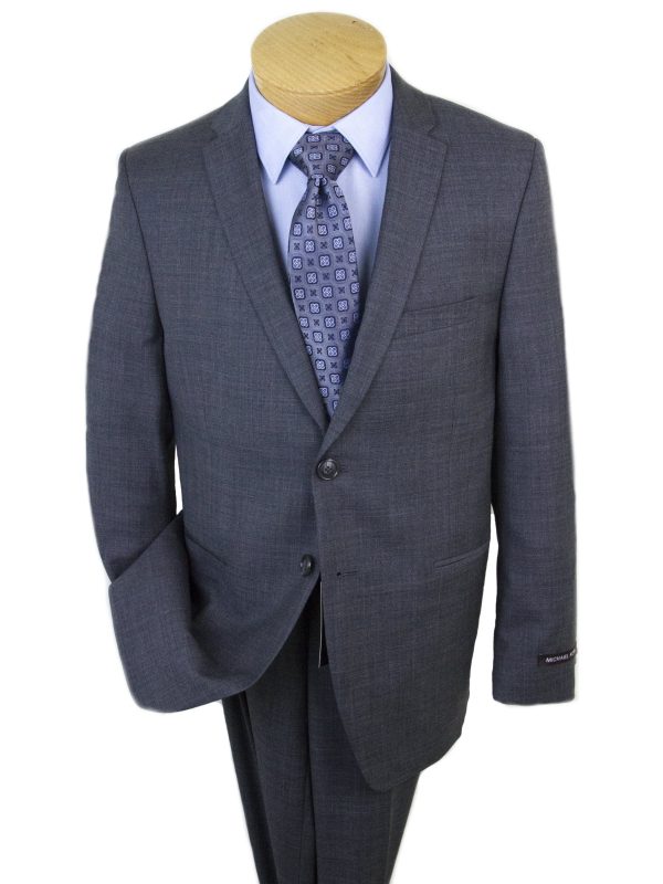 Michael Kors 25328 Skinny Fit Boy s Suit Gray Sharkskin Cheap