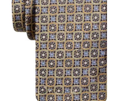 Heritage House 24504 100% Silk Boy s Tie - Neat - Tan For Cheap