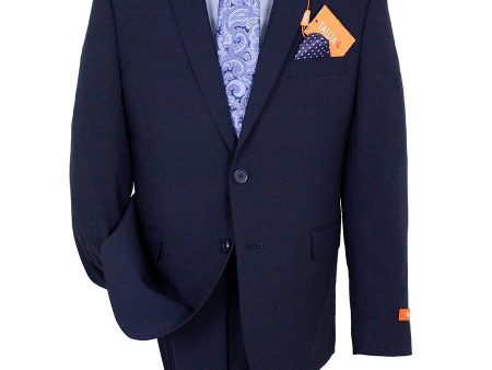 Tallia 23374 52% Wool  46% Polyester  2% Elastane Boy s Suit - Solid - Navy Online Hot Sale