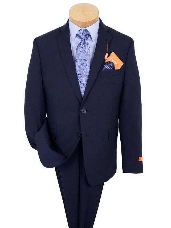 Tallia 23374 52% Wool  46% Polyester  2% Elastane Boy s Suit - Solid - Navy Online Hot Sale