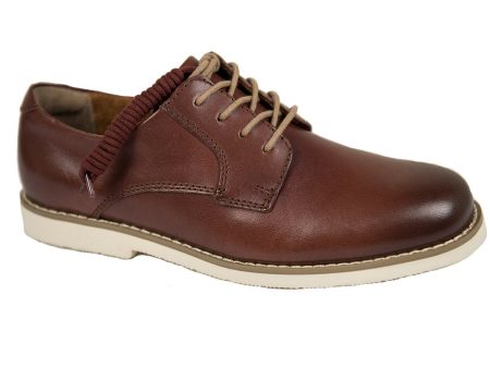 Florsheim 26333 Leather Boy s Shoe - Plain Toe Oxford - Brown Hot on Sale