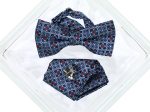 Heritage House 38095 Young Men s Bow Tie Set - Medallion - Powder Red For Discount