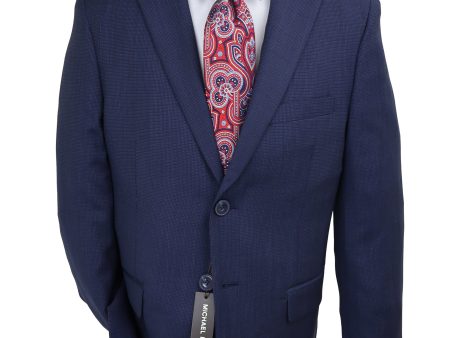 Michael Kors 34670 Boy s Suit - Tic Pattern - Navy Hot on Sale