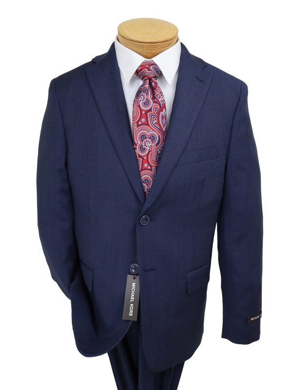 Michael Kors 34670 Boy s Suit - Tic Pattern - Navy Hot on Sale