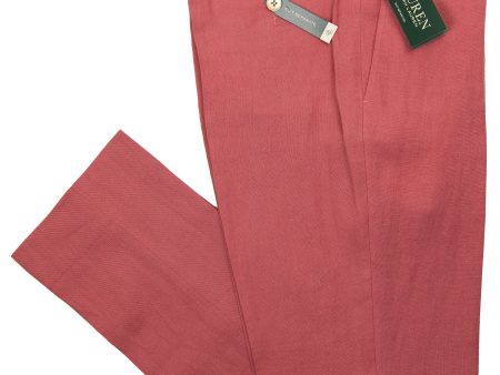 Lauren Ralph Lauren 28312P 100% Linen Boy s Suit Separate Pant - Linen - Nantucket Red on Sale