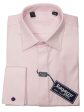 Ragazzo 28596 Boy s Dress Shirt - French Cuff-  Diagonal Tonal Weave - Light Pink Fashion