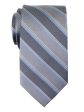 Michael Kors 37831 Boy s Tie - Stripe - Grey Blue Discount