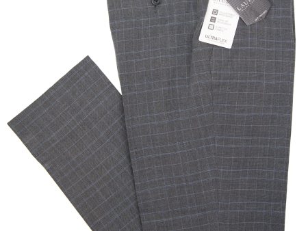 Lauren Ralph Lauren  34921P Boy s Suit Separate Pant - Plaid - Grey Hot on Sale