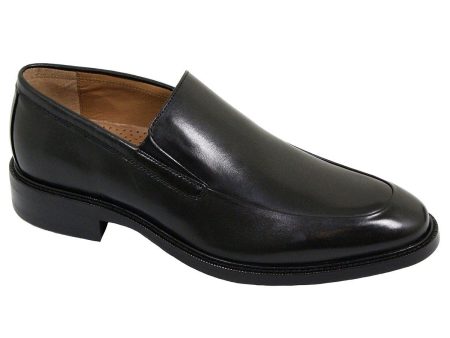 Cole Haan 22344 100% Leather Boy s Shoe -Slip On - Moc Toe - Black on Sale