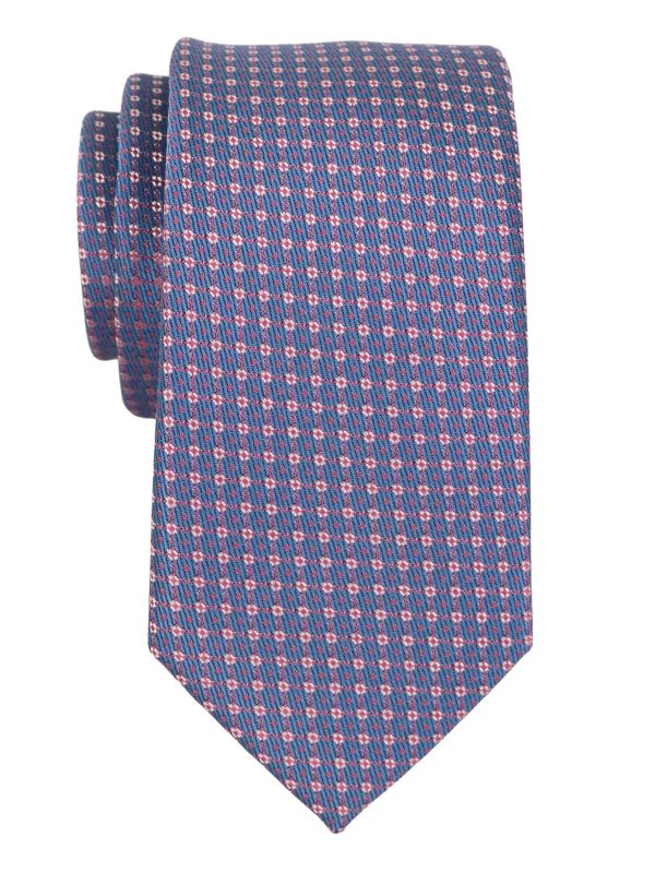 T.O. 37912 Boy s Tie - Neat - French Blue Pink Online Sale