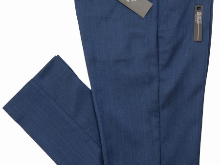 Leo & Zachary 28155P Dress Pant Separate- Sharkskin-Ink Online Hot Sale