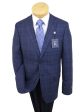 Hart Schaffner Marx 25297 100% Wool Boy s Sport Coat - Plaid - Medium Blue For Discount