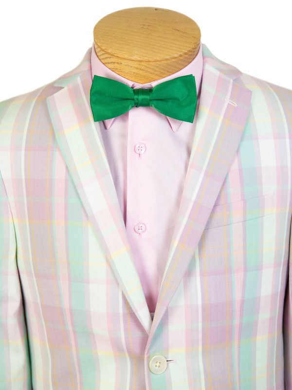 Lauren Ralph Lauren 28242 Boy s Sport Coat - Plaid - Pink Cream For Sale