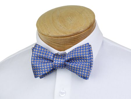 ScottyZ 37600 Young Men s Bow Tie - Neat - Gold Sky Navy For Cheap