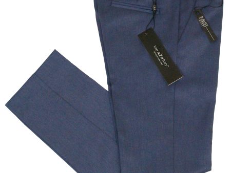 Leo & Zachary 35047 Boy s Dress Pants - Solid - Mid Blue on Sale