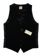 Maxman 17274V Boy s Suit Separate Vest - Solid - Black Hot on Sale