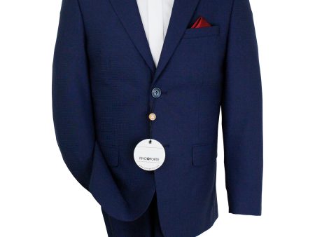 PinoPorte 35905 Boy s Suit - Tonal - Navy Fashion