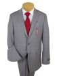 Hickey 24632 100% Wool Boy s Suit - Plaid - Gray For Discount