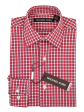 Michael Kors 38364 Boy s Dress Shirt - Check - Red Black Supply