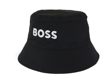 Boss 37227 Boy s Reversible Bucket Hat - Black Discount