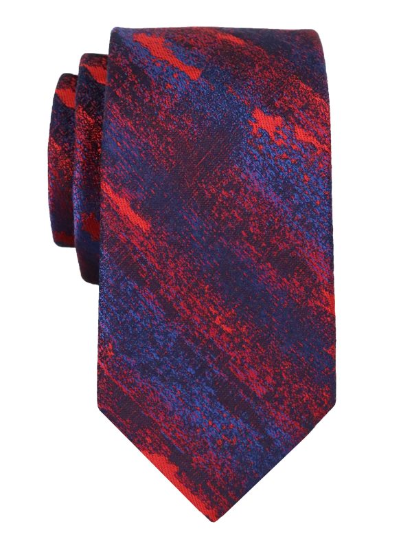 T.O. 37918 Boy s Tie - Abstract - Red Royal Supply