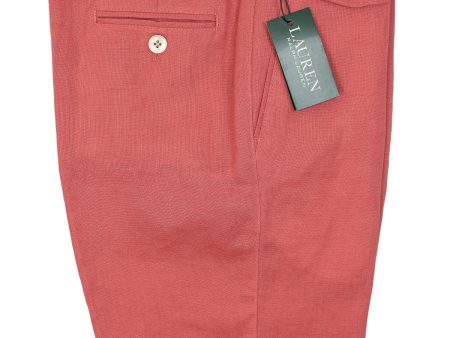 Lauren Ralph Lauren 28312S 100% Linen Boy s Suit Separates Short - Solid - Nantucket Red For Cheap