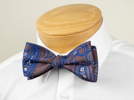 ScottyZ 31188 Young Men s Bow Tie - Paisley - Red Blue For Sale