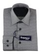 Ragazzo 25457 100% Cotton Boy s Dress Shirt - Chevron - Black Online now