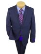 Tallia 25355 Skinny Fit Boy s Suit- Blue-Tattersal Online