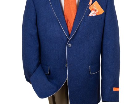 Tallia Boy s Sport Coat 28886 Navy -Mix Online Sale