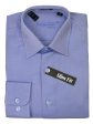 Ragazzo 37503 Boy s Dress Shirt - Diagonal Tonal Weave - Slim Fit - French Blue Online Sale