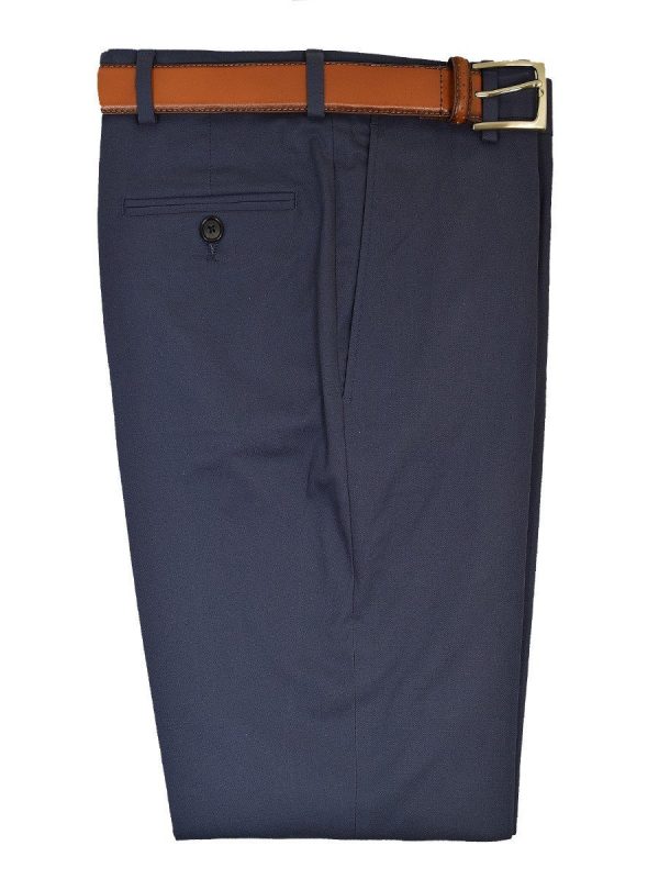 Michael Kors 19465 97% Cotton   3% Spandex Boy s Pant - Cotton Poplin - Blue Online Sale