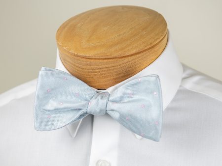 ScottyZ 31191 Young Men s Bow Tie - Neat - Blue Pink Fashion