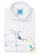 Luchiano Visconti Boy s Sport Shirt 30334- Grid -White For Discount