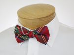 Lauren Ralph Lauren Boy s Bow Tie 33218 - Plaid - Red For Cheap