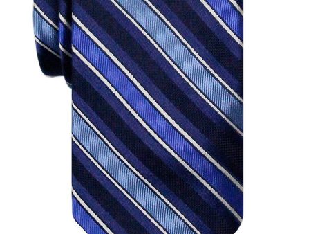 Heritage House 24514 100% Silk Boy s Tie - Stripes - Navy Sale