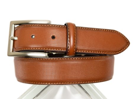 Florsheim Boy s Belt-28951-Perforated-Cognac For Discount